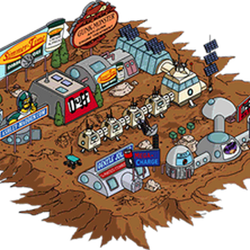 Mars Colony The Simpsons Tapped Out Wiki Fandom