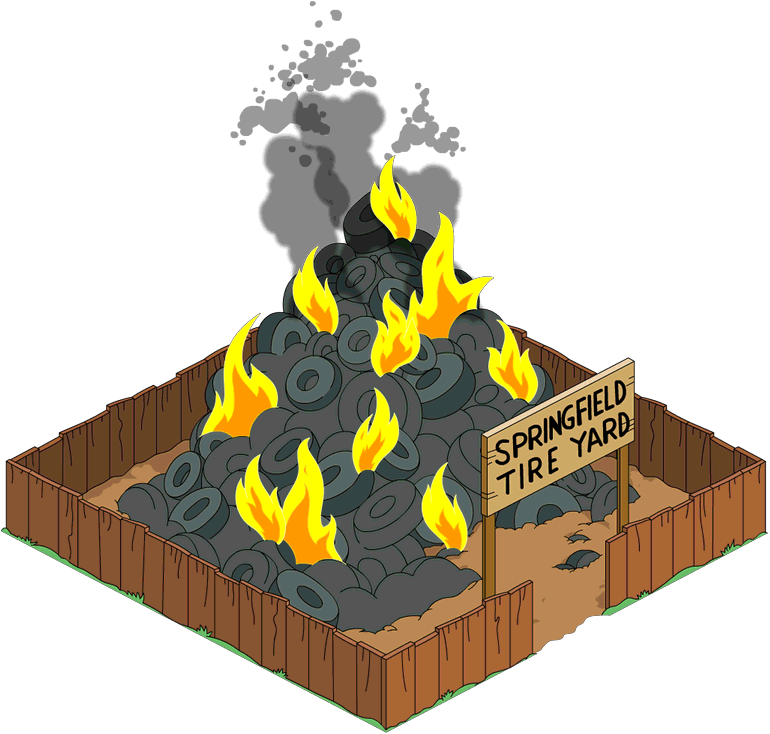 Tire Fire The Simpsons Tapped Out Wiki FANDOM powered by Wikia