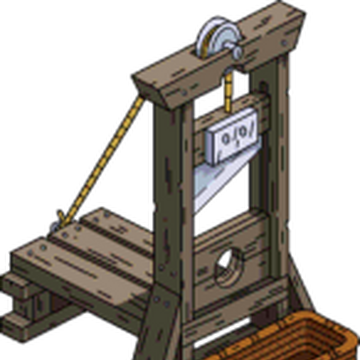 Guillotine The Simpsons Tapped Out Wiki Fandom