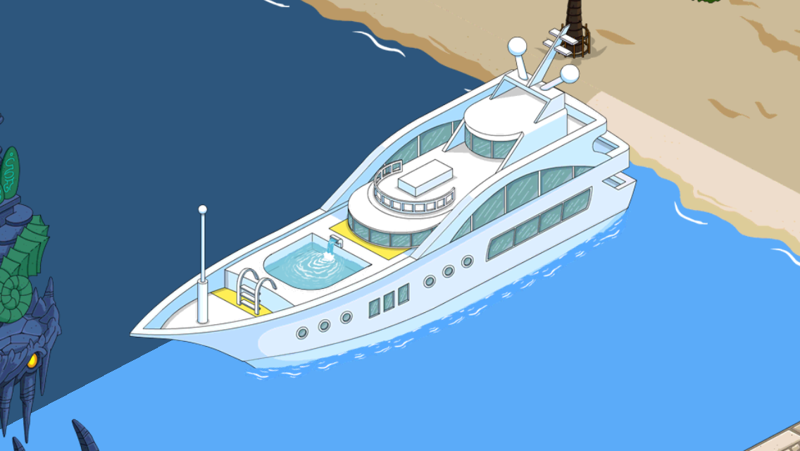 tapped out ultra luxury yacht