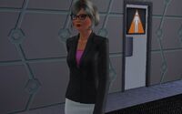 Matilda in science lab
