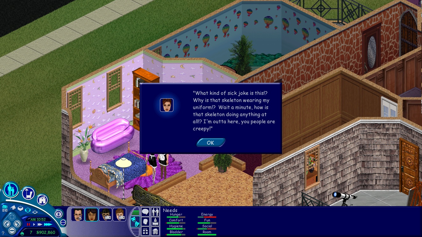 the sims 1 objects hacked