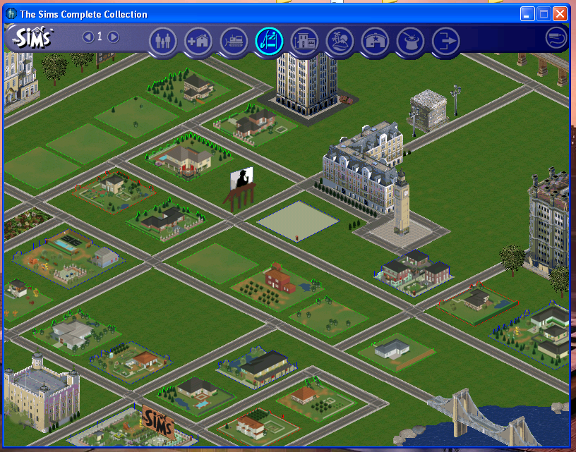 download the sims town