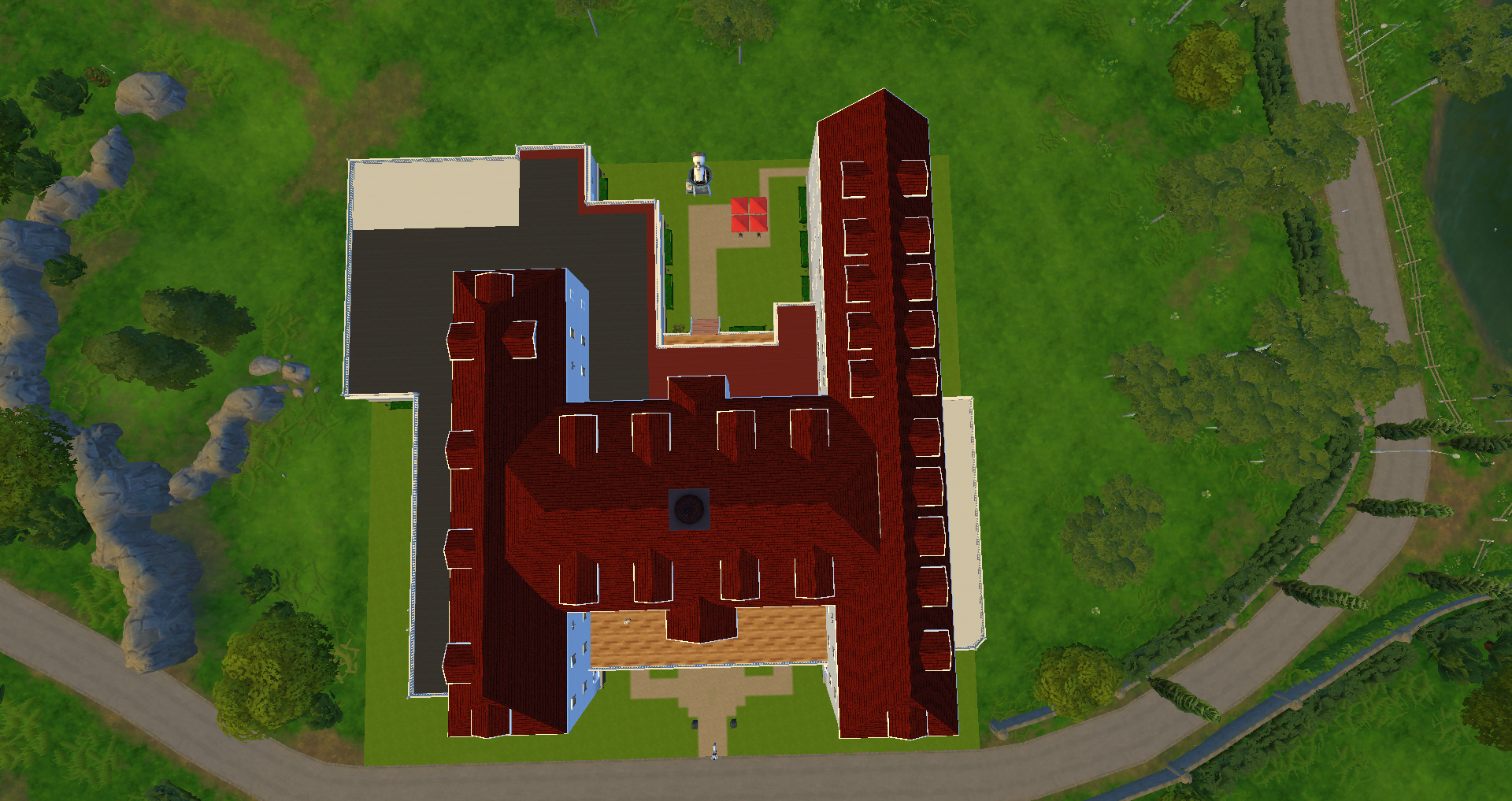 AERIAL VIEW OF HOTEL