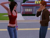 Awkward meeting
