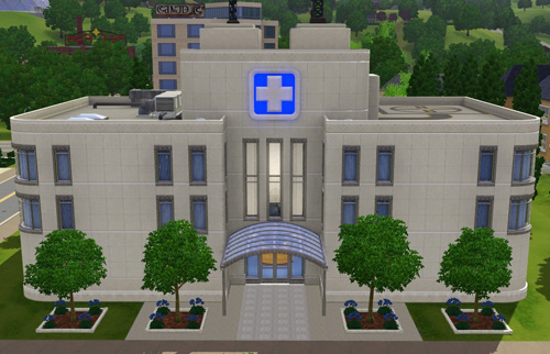 sims 4 hospital lot download