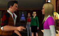 Peter and Eliza argue