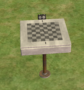 Chess Table The Sims Wiki Fandom
