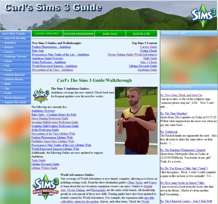 Carl S Sims 3 Guide The Wiki Fandom Ed By Wikia Carl S Sims 3 Guide