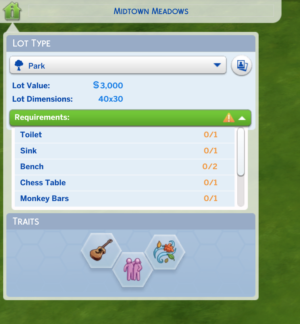 how to see trait list sims 4