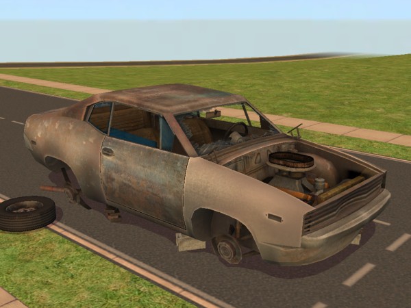 Restorable Junk Car The Sims Wiki Fandom Ed By Wikia One Man S Junk Car By Mechanically Minded