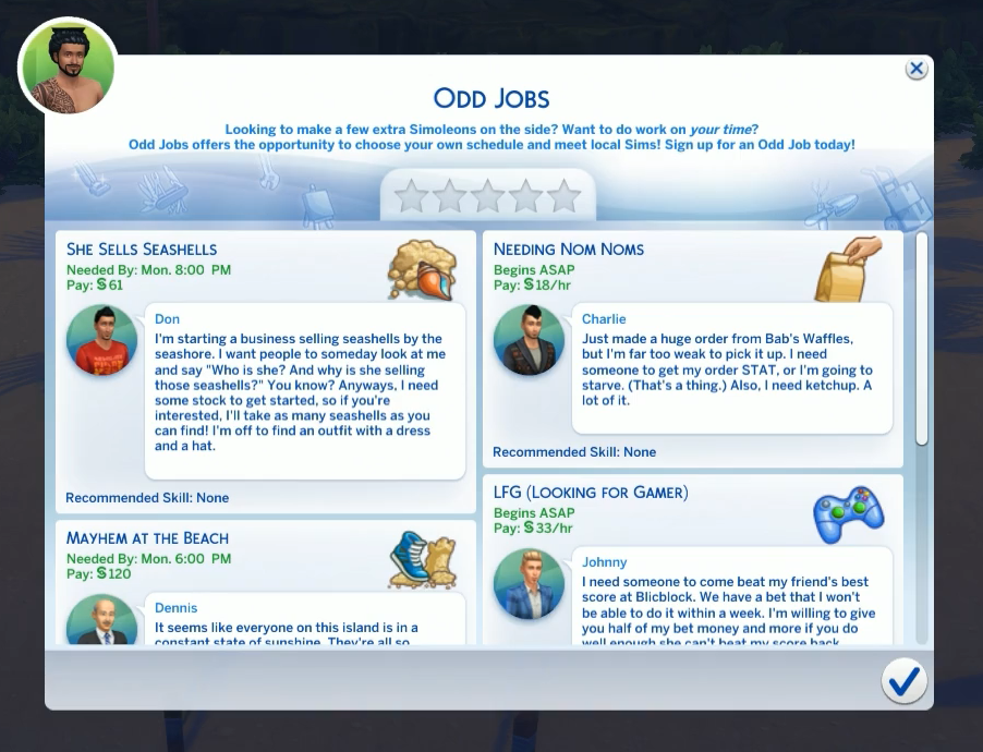 odd jobs the sims wiki fandom powered by wikia need job asap