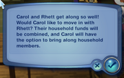 Be asked to move in