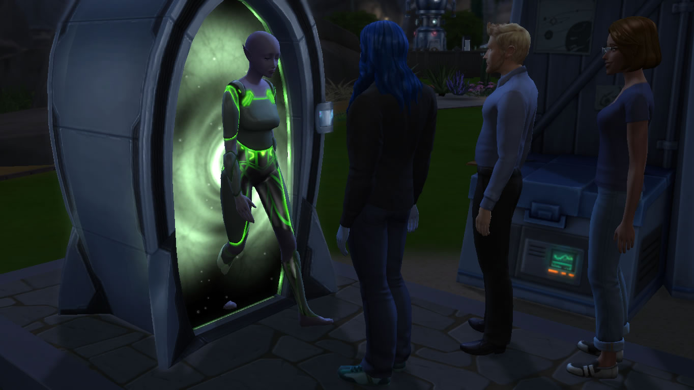 how to travel through wormhole sims 4