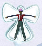 Snow angel Sims2