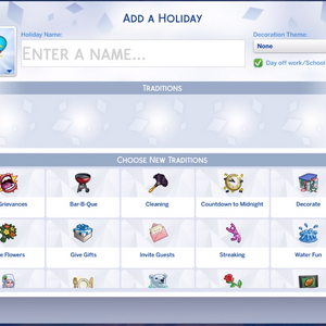 Holiday The Sims Wiki Fandom
