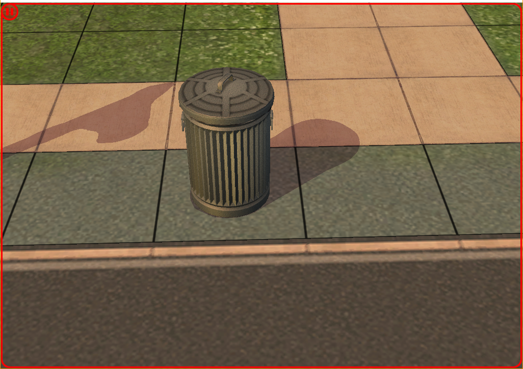trash in trash can