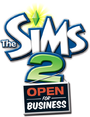 The Sims 2 Open for Business Logo