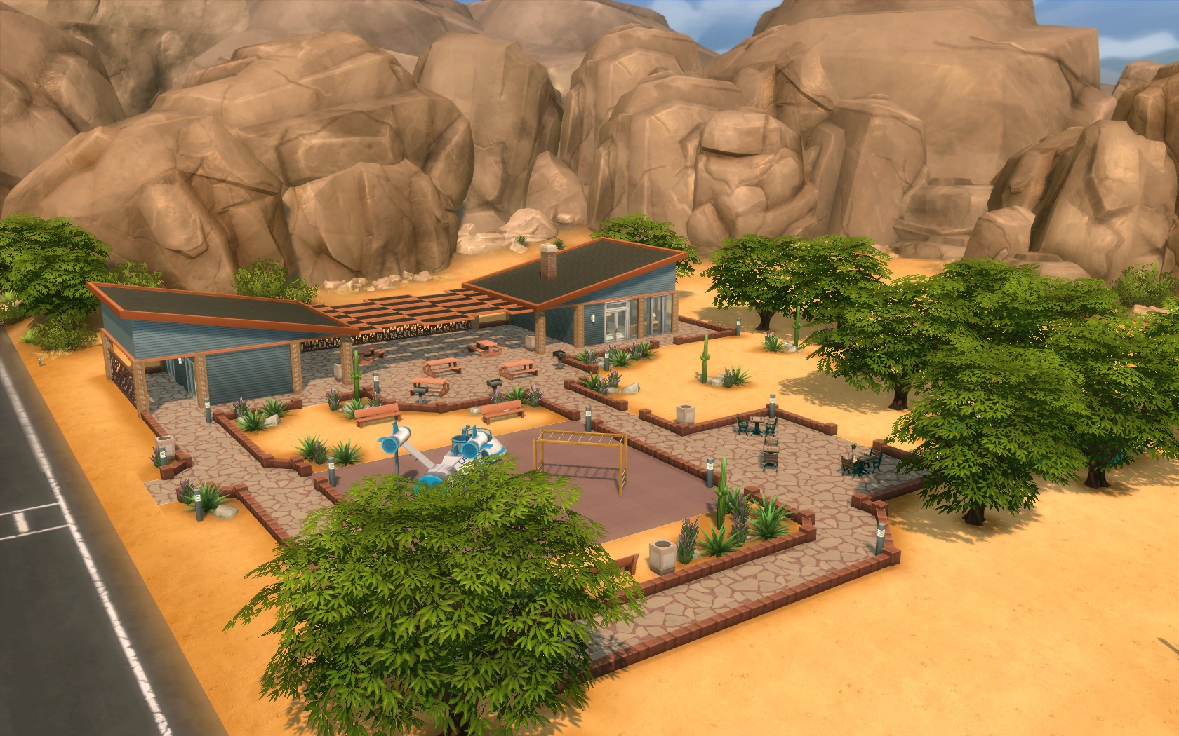 Desert Bloom Park The Sims Wiki FANDOM powered by Wikia