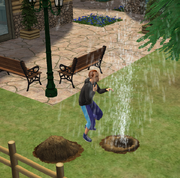 Sim bursting water pipe Bon Voyage