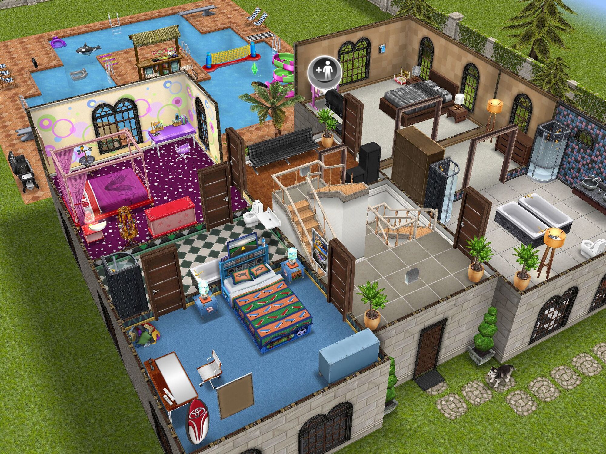 50 Top Populer Desain Rumah Sims Mobile Arsitekdena