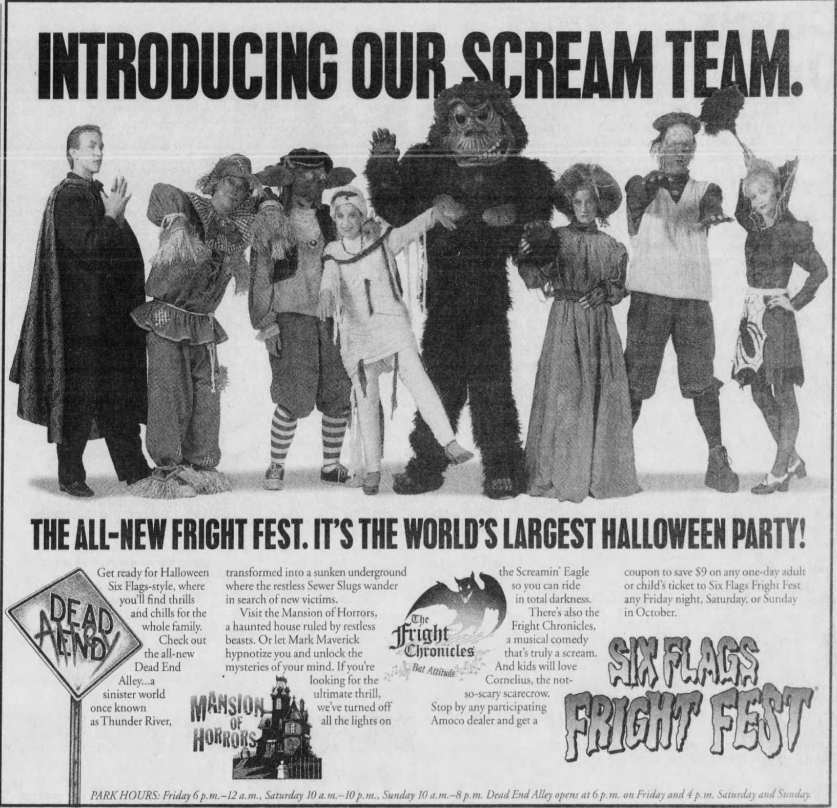 Fright Fest 1997 (Six Flags St. Louis) | Six Flags Wiki | Fandom