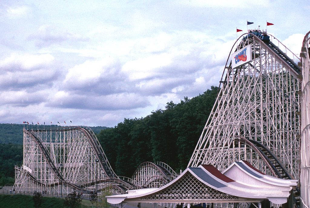Image result for the comet great escape theme park