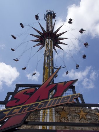 Skyscreamer Six Flags Fiesta Texas Six Flags Wiki