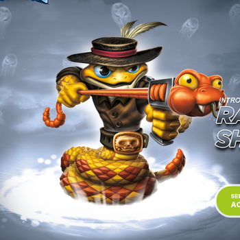 skylanders glow in the dark rattle shake