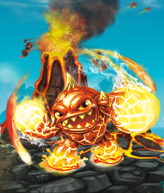 skylanders spyro's adventure eruptor