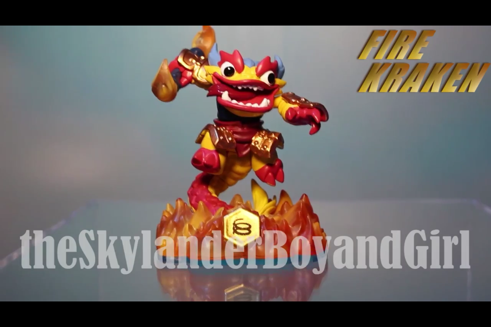 skylanders gold fire kraken