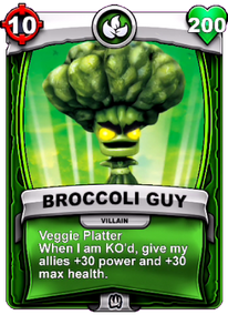 skylanders broccoli guy figure