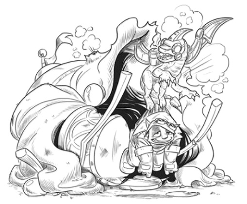 lightning rod faces the cyclops queen