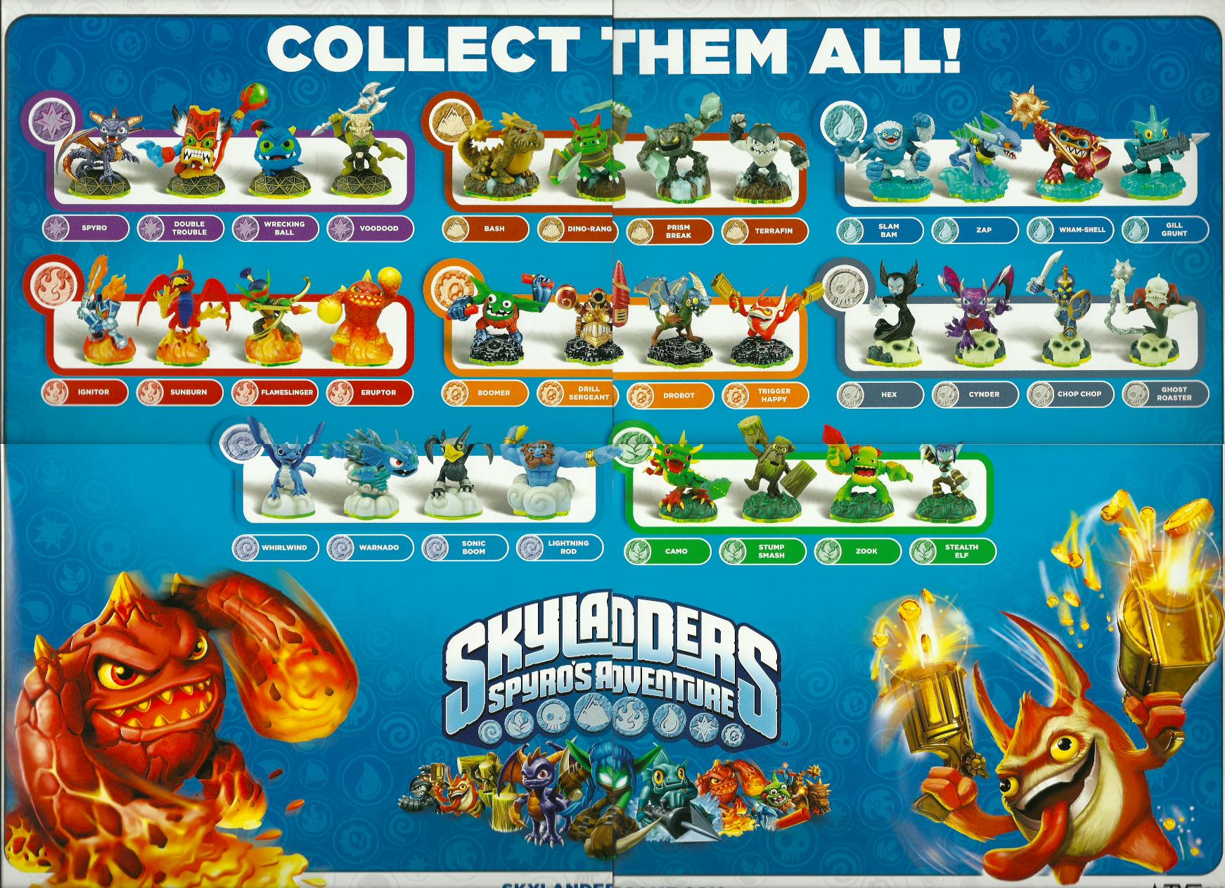 Los posters de Skylanders Spyros adventure Wiki Skylanders FANDOM