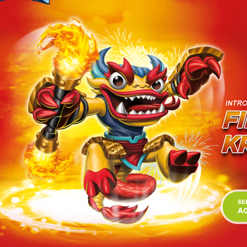 skylanders gold fire kraken