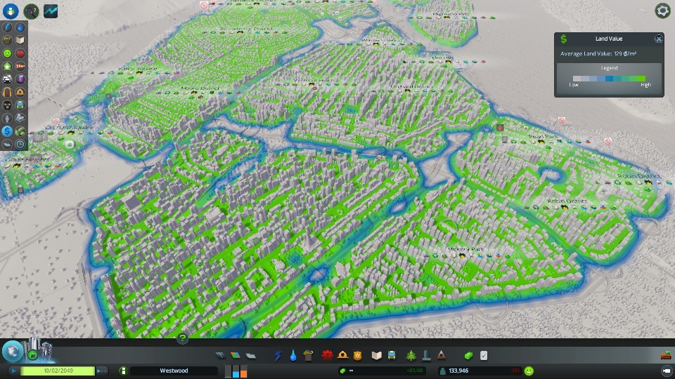 Мод на повышение уровня здания в cities skylines