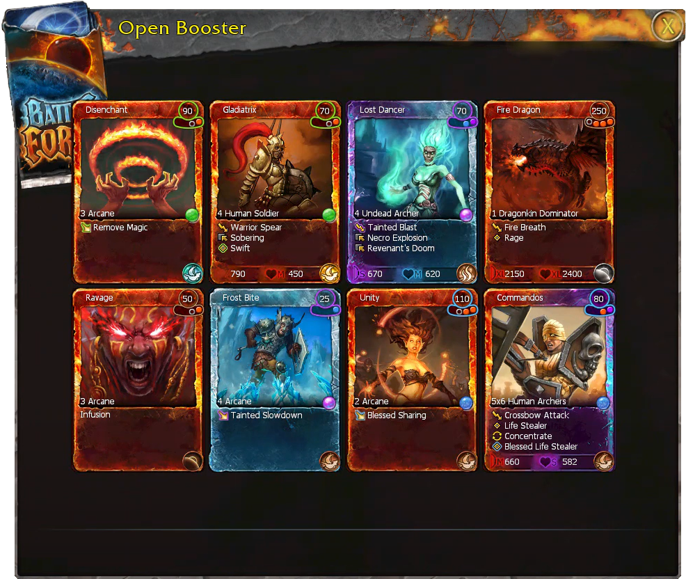 Open Booster Opened