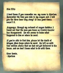 Letter from bjorlam 2