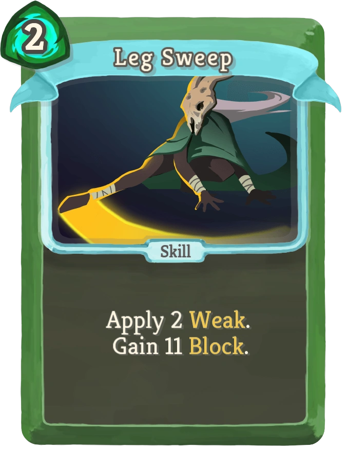 Leg Sweep Slay the spire Wiki Fandom