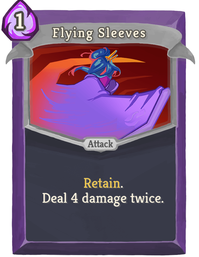 Flying Sleeves Slay the spire Wiki Fandom