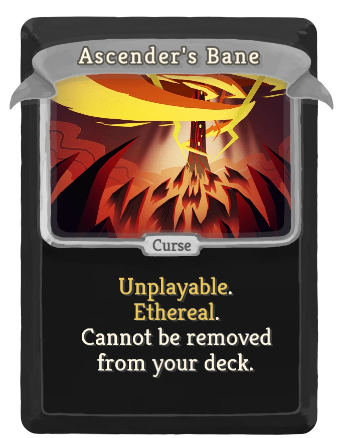 Ascender's Bane Slay the spire Wiki Fandom