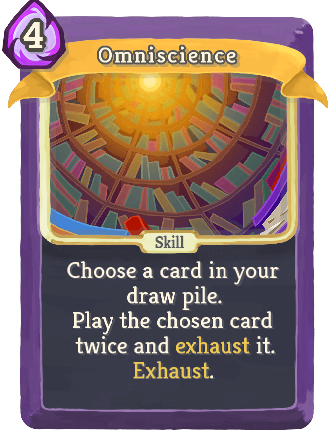 Omniscience Slay the spire Wiki Fandom