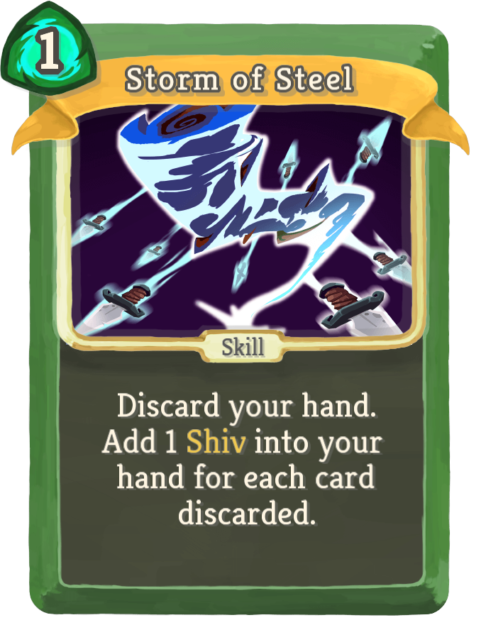 Storm of Steel Slay the spire Wiki Fandom