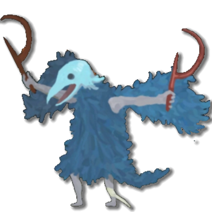 Image result for cultist slay the spire caw caw