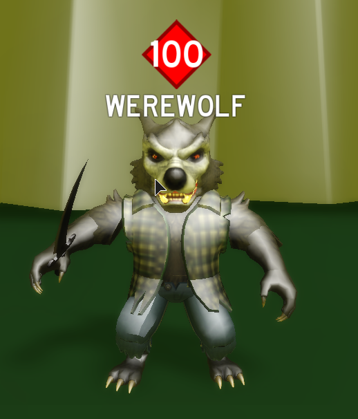 Werewolf Slaying Simulator Wiki Fandom - character roblox werewolf