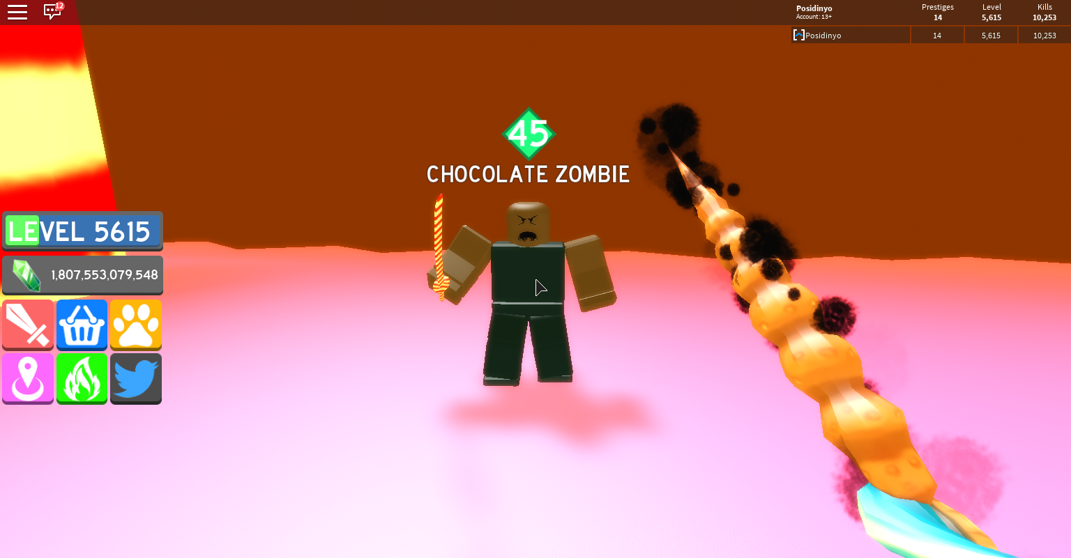 Chocolate Zombies Slaying Simulator Wiki Fandom - zombie simulator 3 roblox