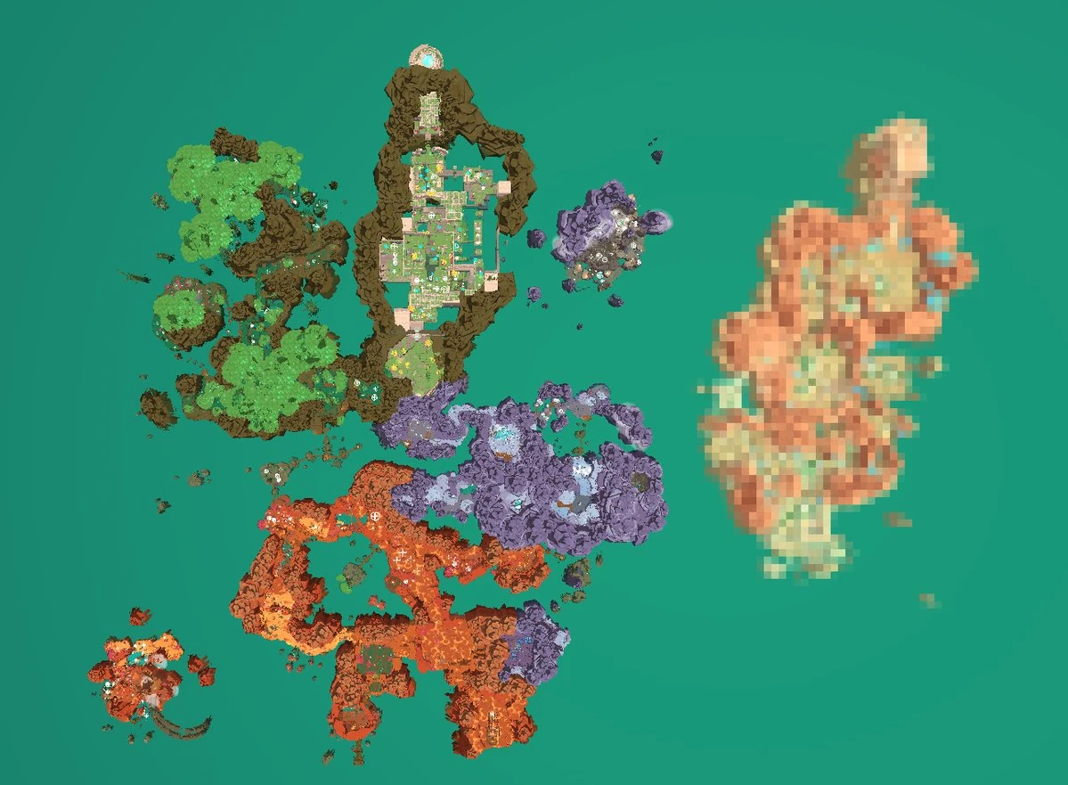 Слайм ранчер где находятся все гордо слаймы карта