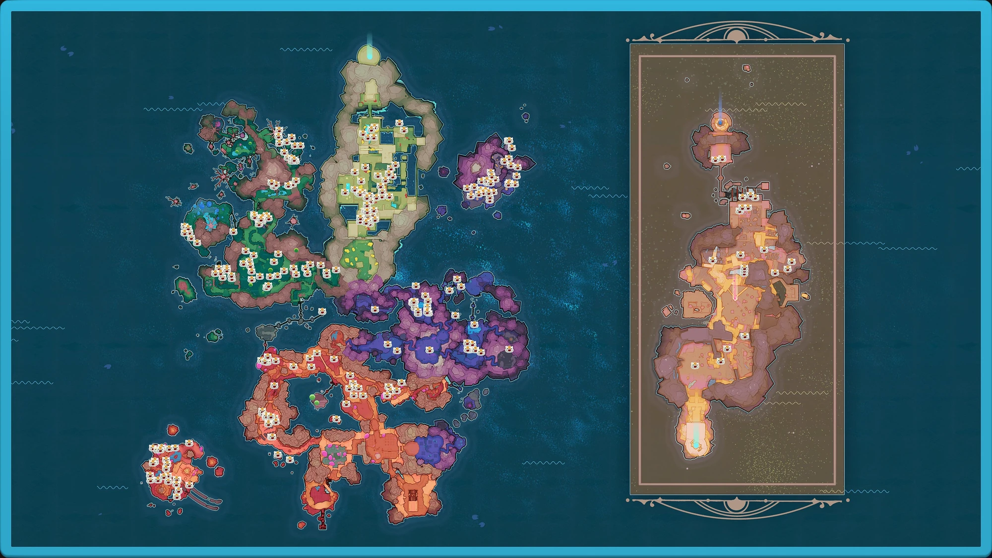 Слайм ранчер где находятся все гордо слаймы карта