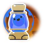 Lampara slime azul
