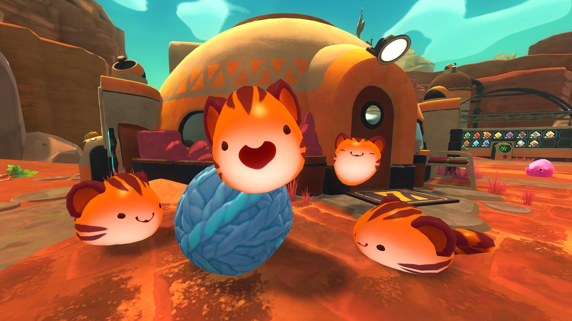 Обои на телефон slime rancher